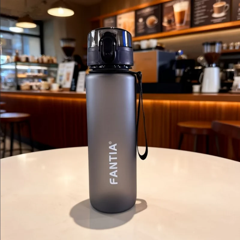 FANTIA 650ml Large Sports Water Bottle Portable Gym Leak Proof Flask - 7