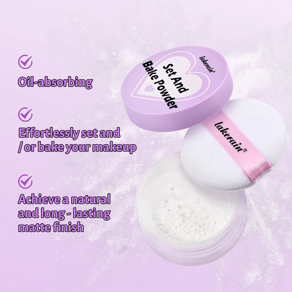 Lakerain Delicate Setting Powder Oil Control Face Powder - 19