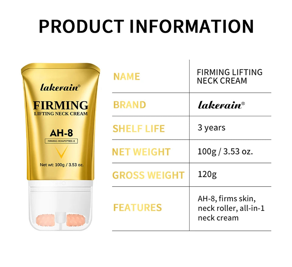 Ah-8 Firming Neck Cream Moisturizing Anti Aging Lotion
