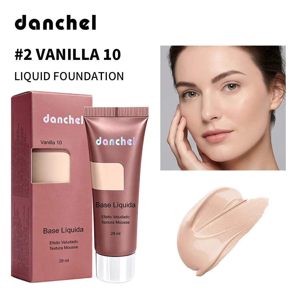 Liquid Foundation Long Lasting Velvet Matte Face Makeup Base