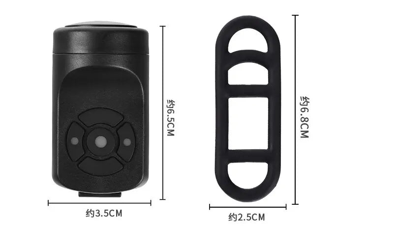 Electric Bike Horn USB Rechargeable Anti-Theft Bicycle Bell 120dB