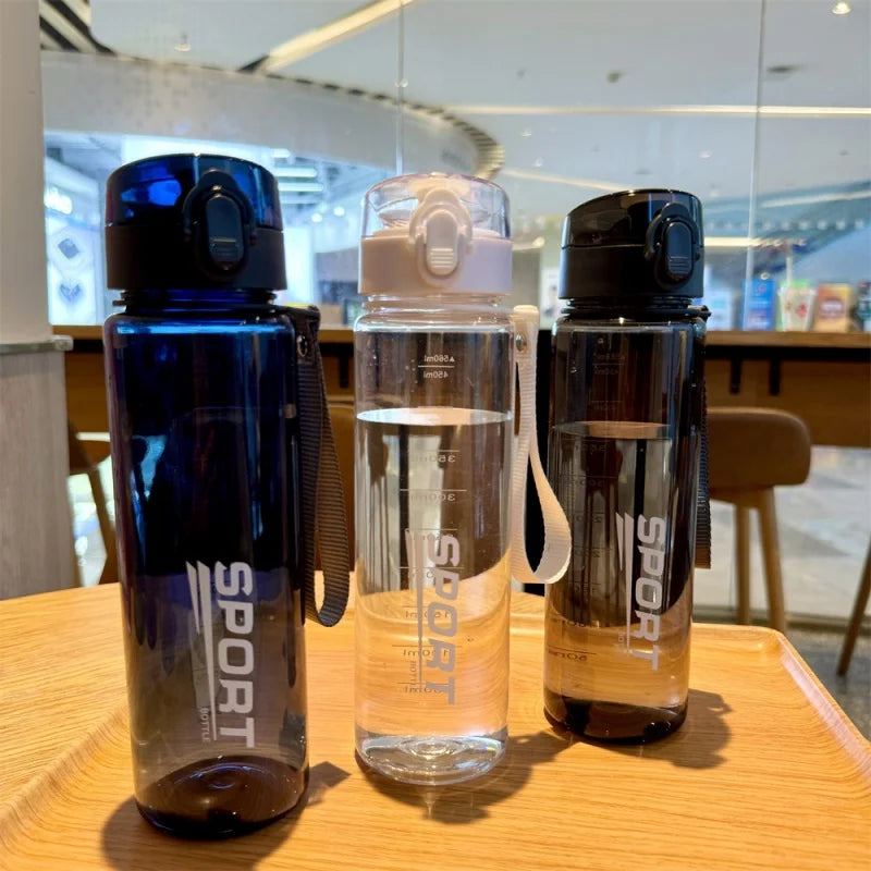 Leakproof Sports Water Bottle BPA Free Portable Gym Drinking Cup 560ml - 5