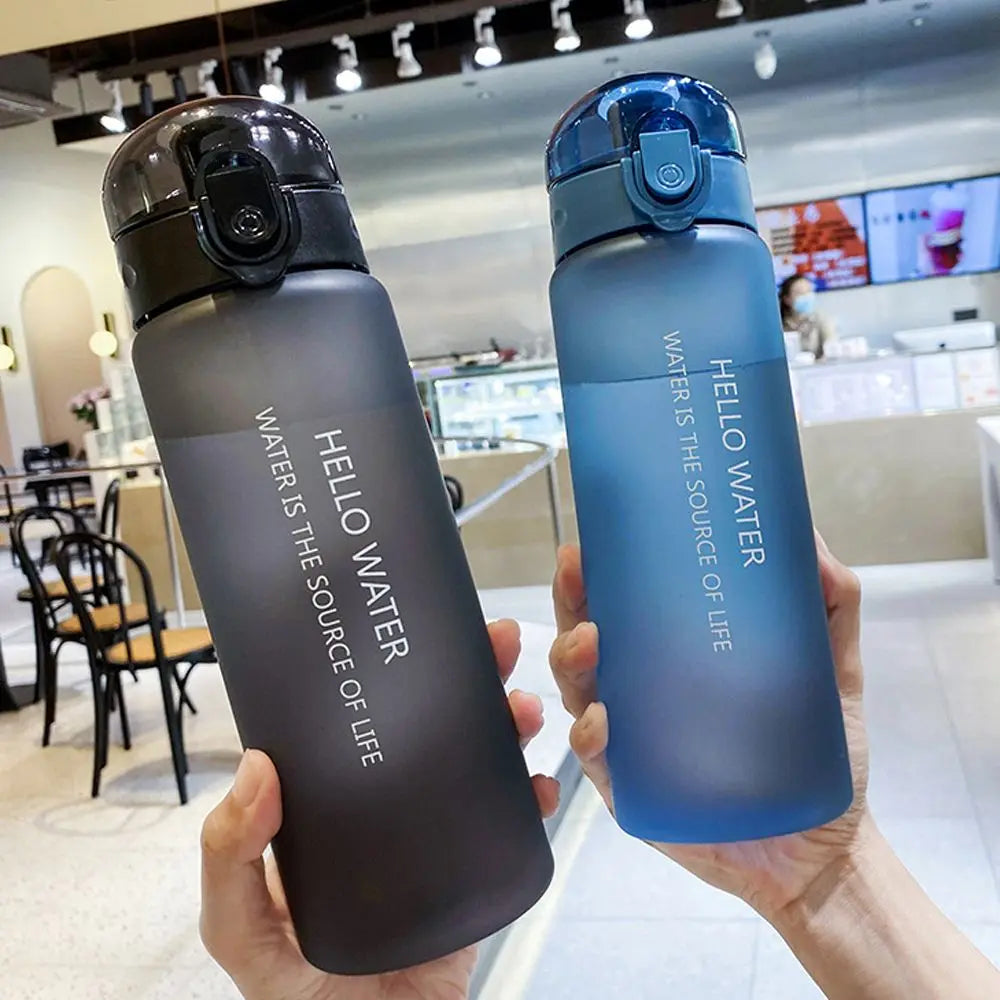 780ml Frosted Sports Water Bottle Leakproof Gym Travel Drinking Flask - 7
