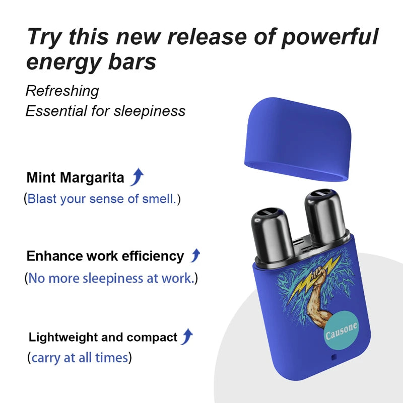 Double Hole Nasal Inhaler Energy Stick Aromatherapy Bar - 3