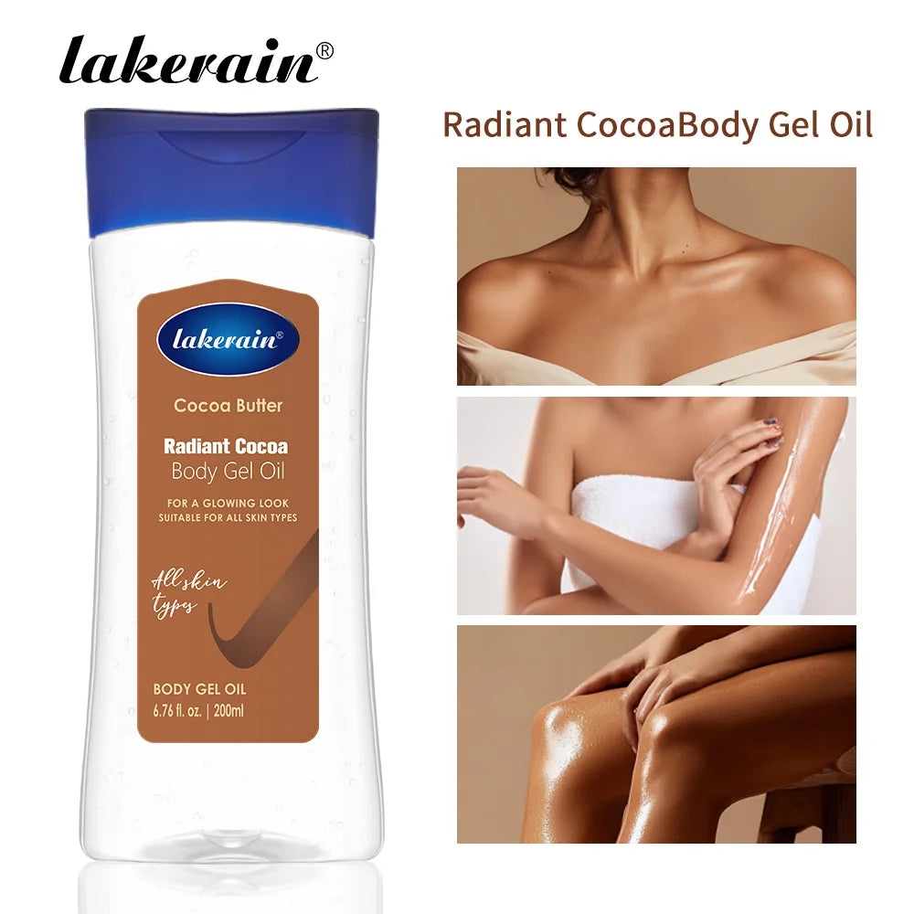 Cocoa Body Oil Gel Moisturizing Hydration for Dry Skin Care - 2