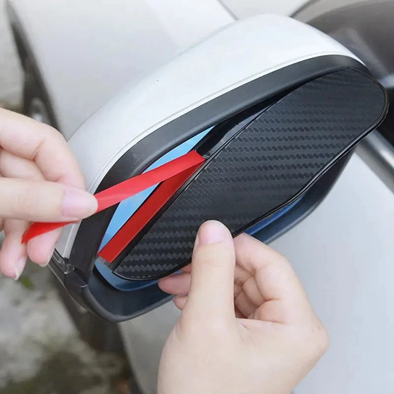 Car Rearview Mirror Rain Guards Side Mirror Rain Shields Eyebrow Cover - 4