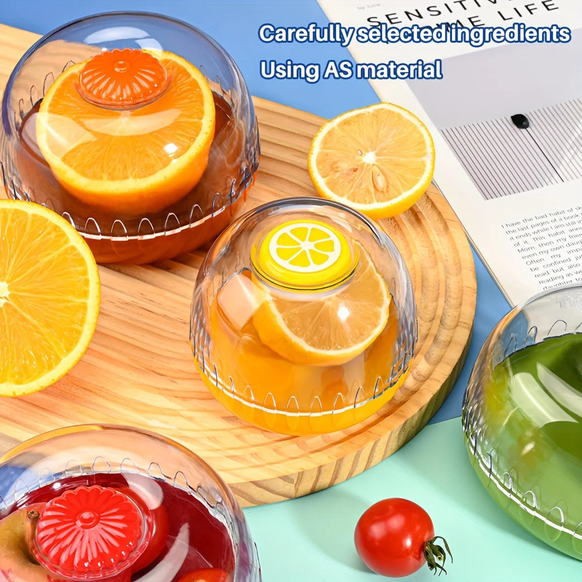 Airtight Fruit Vegetable Crisper Container Food Storage Keeper Box - 4