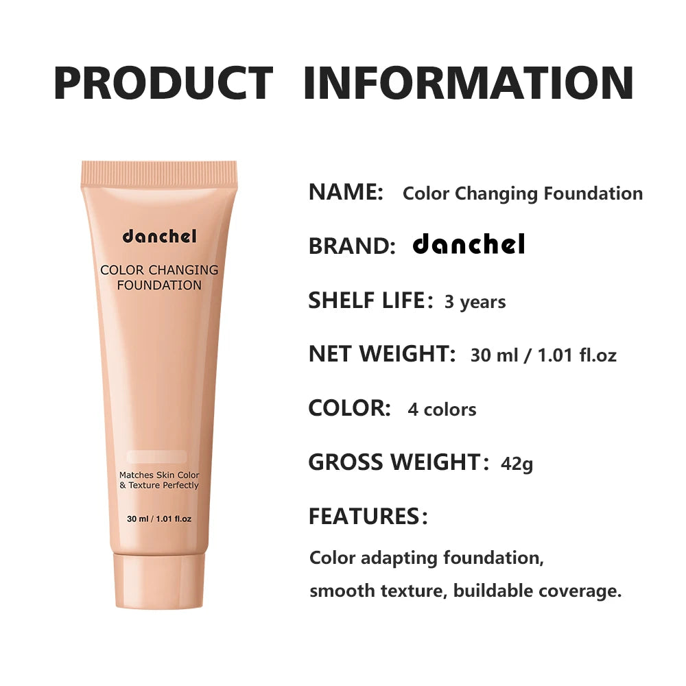 Color Changing Liquid Foundation & Skin Tone Adapting Concealer