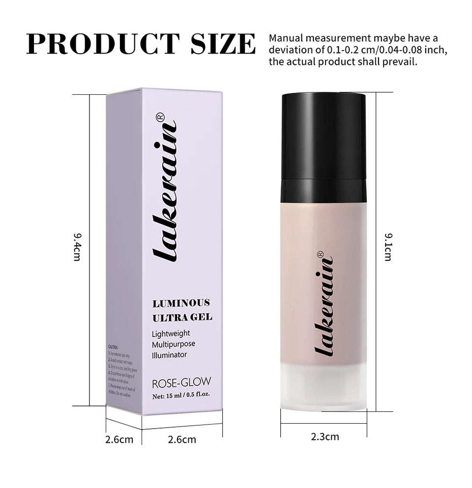Lakerain Glowy Super Gel Lightweight Dewy Liquid Illuminator Primer
