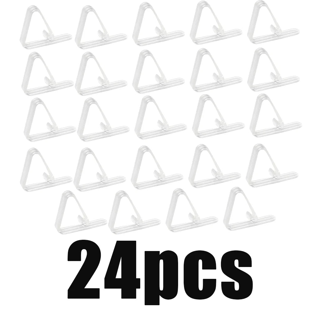 Clear Tablecloth Clips Anti Slip Table Cover Holder Set 6 12 24 Pack