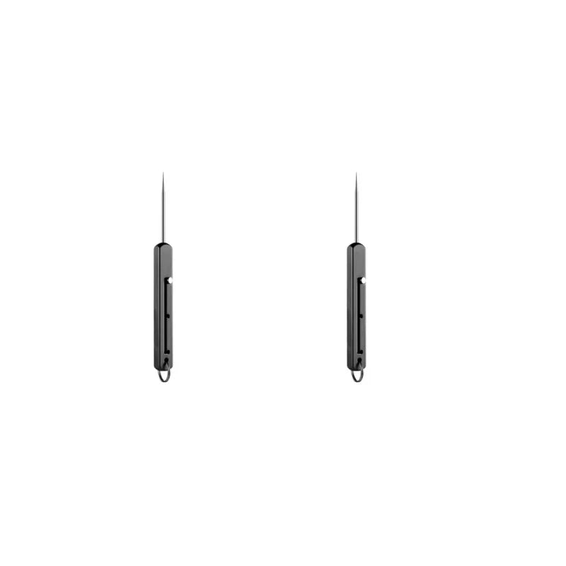 Portable Titanium Toothpick Set Metal Pocket Pick for Camping and Travel