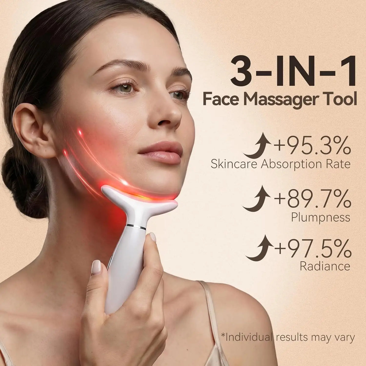 3 in 1 Facial Massager & Skin Tightening Sculpting Device