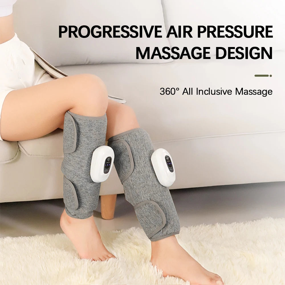 Wireless Air Pressure Calf Massager Electric Leg Compression Wrap - 1