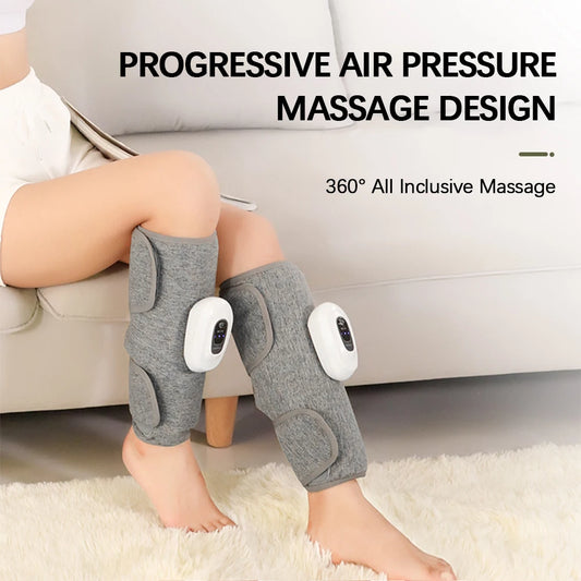 Wireless Air Pressure Calf Massager Electric Leg Compression Wrap
