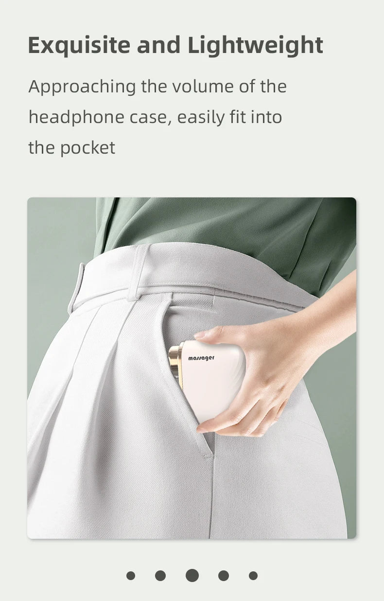 Mini Pocket Fascia Gun Portable Muscle Relaxation Massager - 11