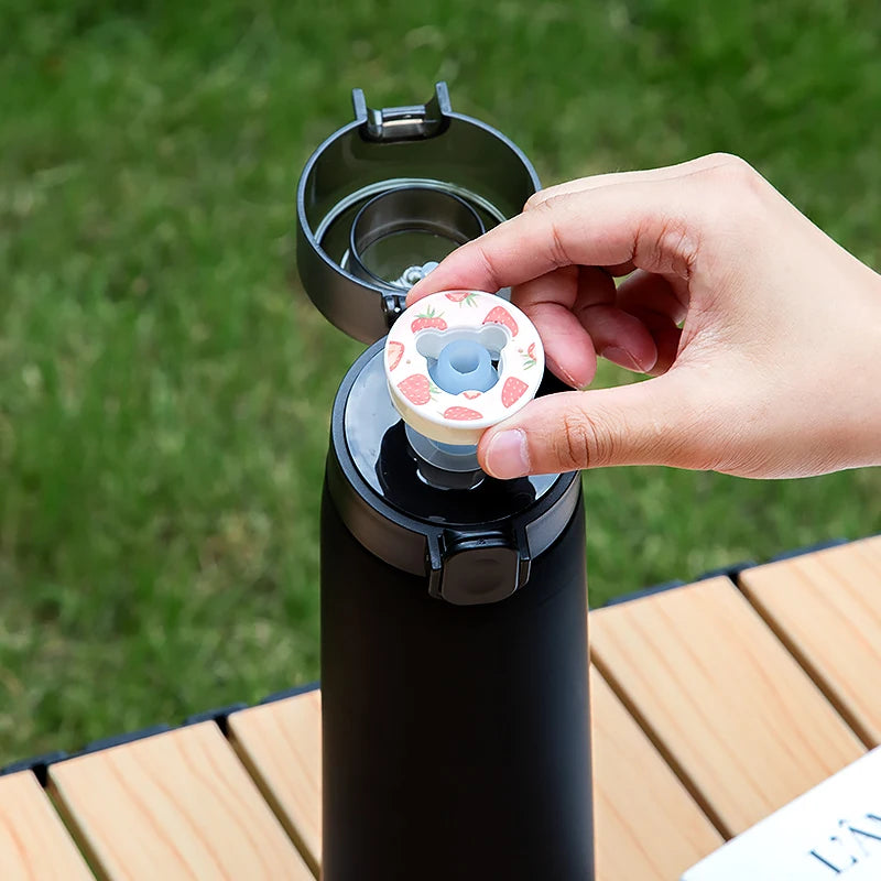 800ml Scented Water Bottle Portable Flavor Pod Sports Hydration Cup - 10