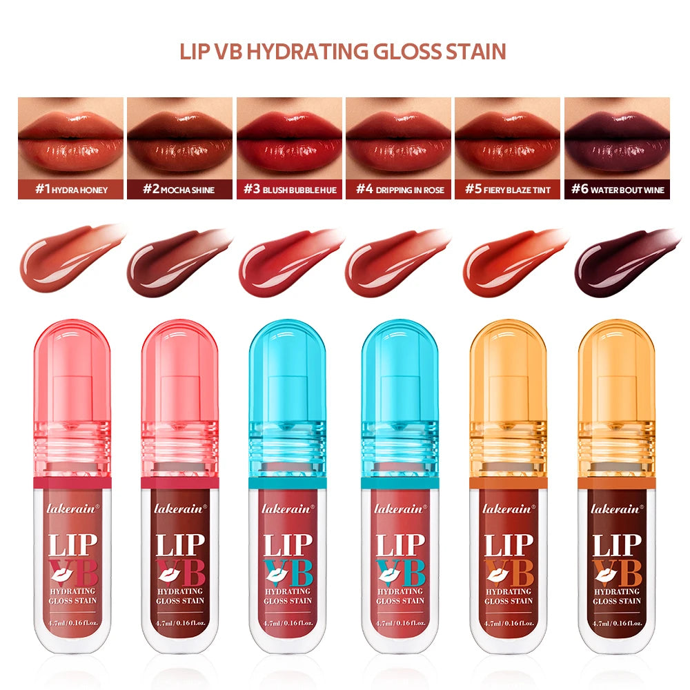 Lakerain Lip Stain Hydrating Gloss & Long Lasting Moisturizer - 2