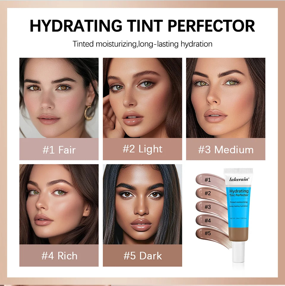 Lakerain Hydrating Tinted Foundation Cream Concealer - 8