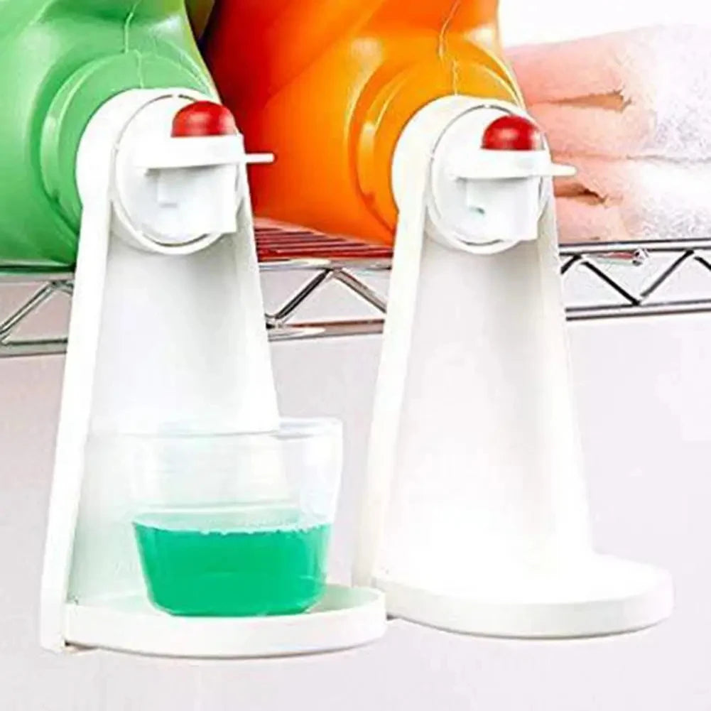 Laundry Detergent Cup Holder Anti-Drip Tray Liquid Dispenser Rack