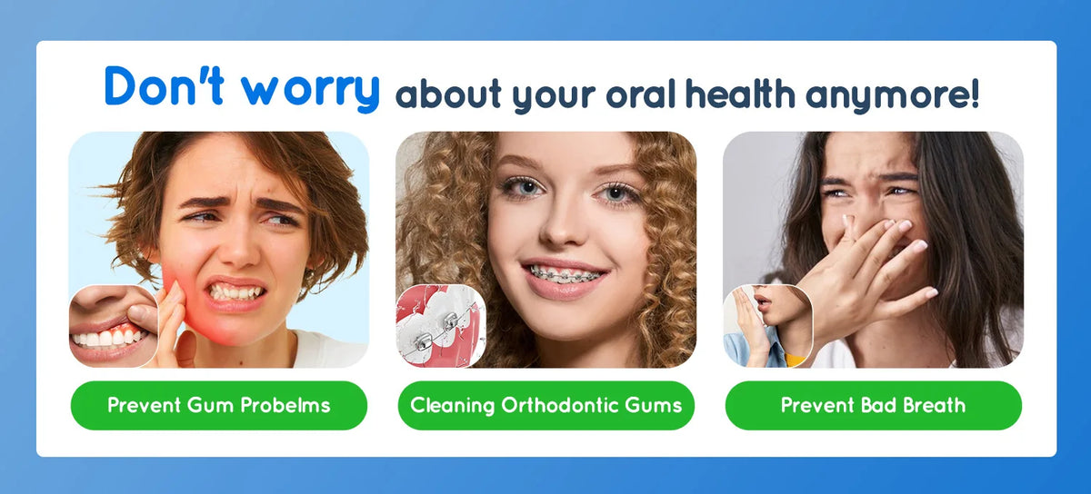 Electric Toothbrush and Water Flosser Combo Oral Care Kit