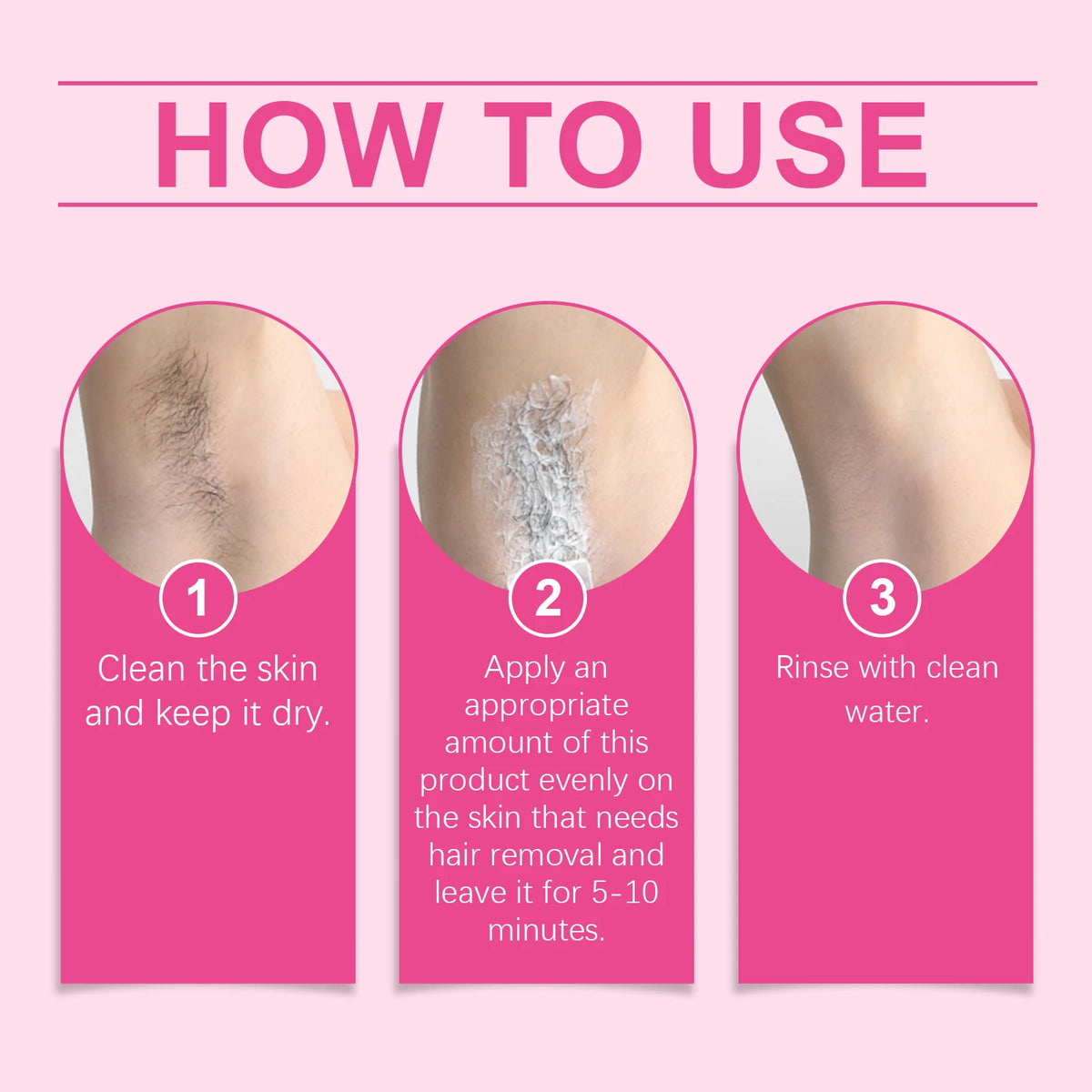 Body Hair Removal Cream Intimate Depilatory Shaving Care Oil