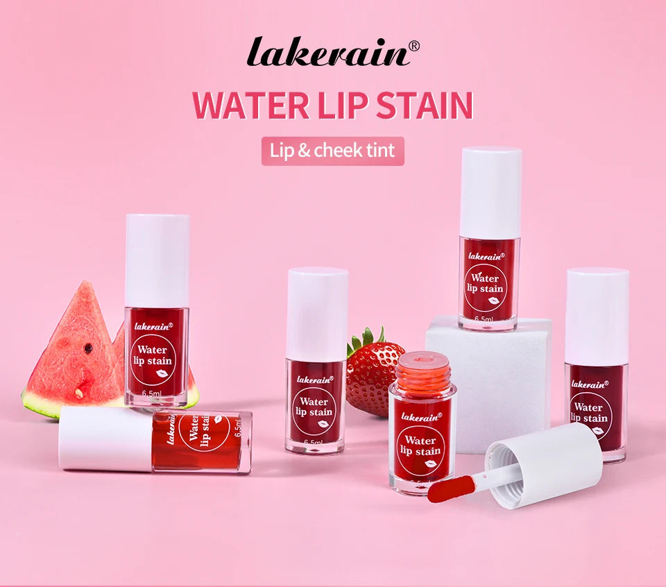Lakerian Water Lip Stain Moisturizing Lip Glaze Ink Cosmetics - 7