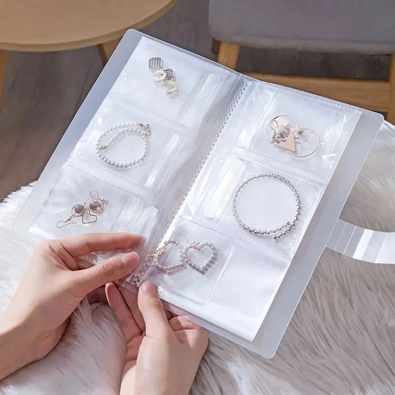 Jewelry Storage Book Anti-Oxidation Clear Display Album for Earrings - 2