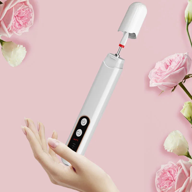 Cordless Electric Nail File Set Manicure Pedicure Drill Machine