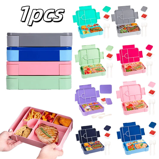 YOCITY Leakproof Bento Lunch Box Divided Food Container for School Work