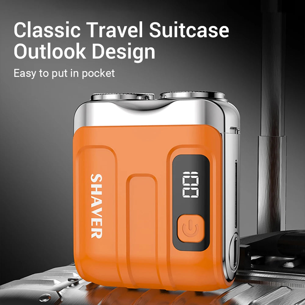Mini Electric Shaver Portable Rechargeable Wet Dry Razor - 7