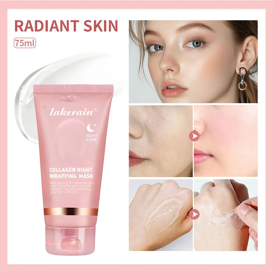 Korean Collagen Overnight Wrapping Peel Off Face Mask Duo
