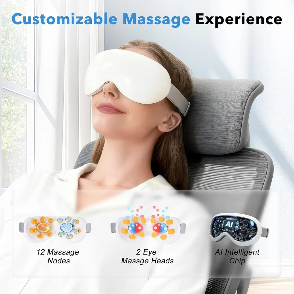 Smart Eye Massager Cooling Vibration Eye Care Device