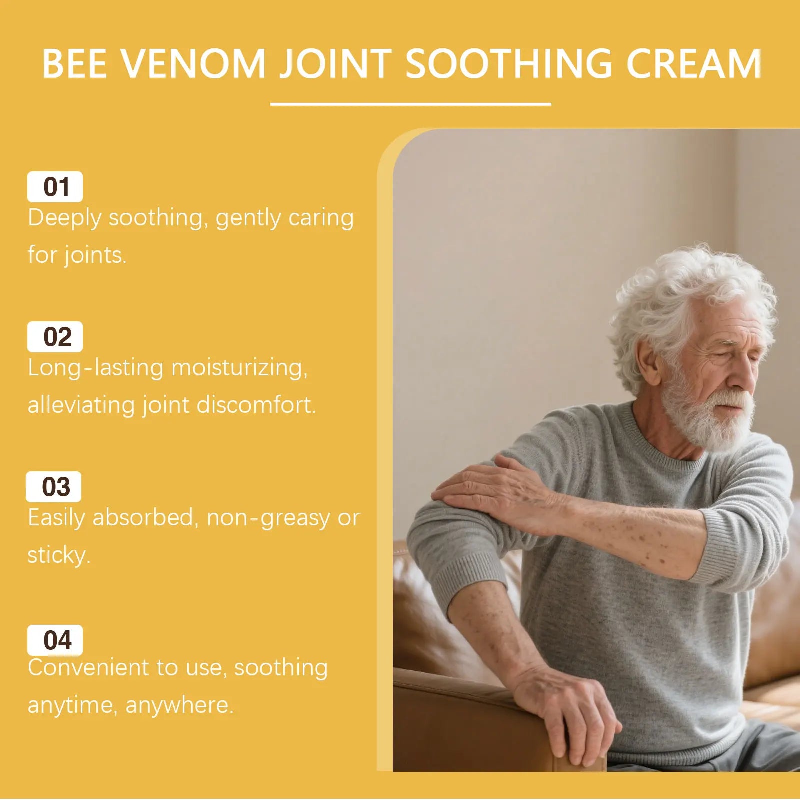 Bee Venom Joint Soothing Cream Body Care Massage Cream - 15