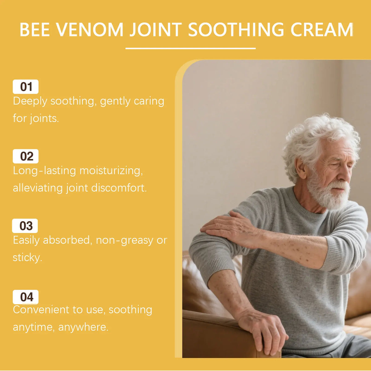 Bee Venom Joint Soothing Cream Body Care Massage Cream
