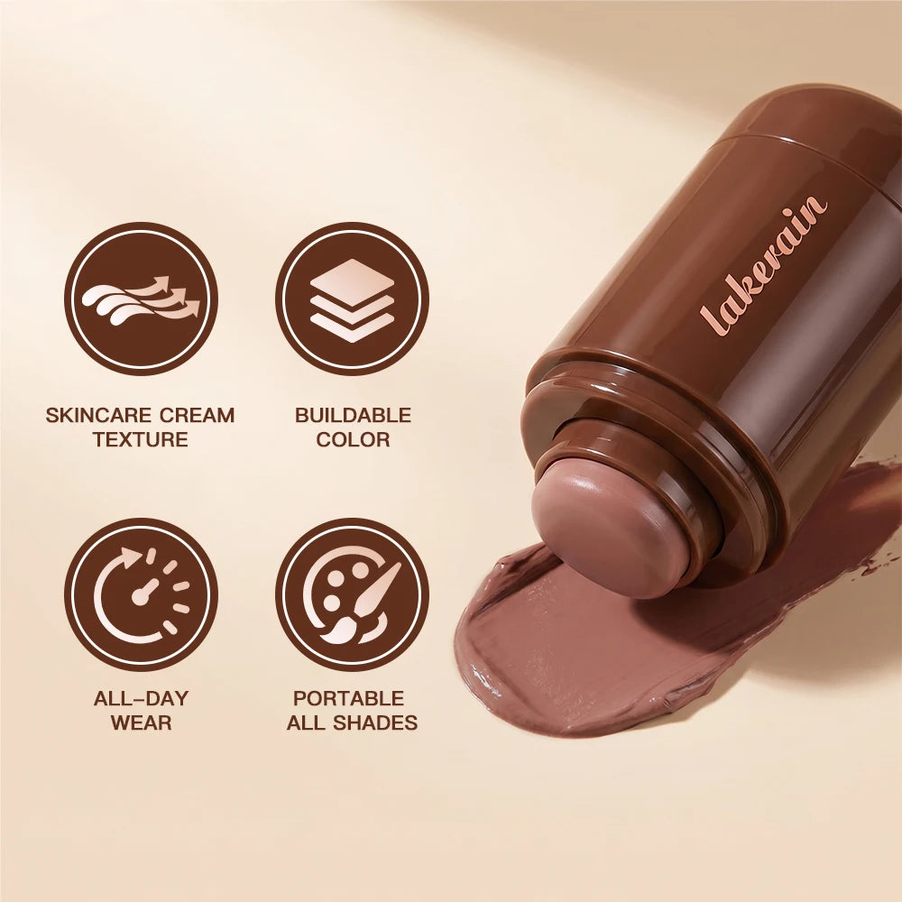 Cream Bronzer Stick 3D Face Contour Highlighter - 8