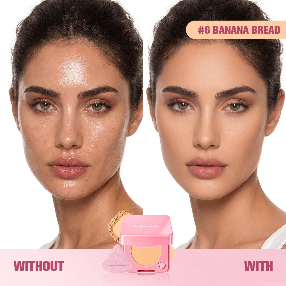 Lakerain Matte Foundation Stick and Pressed Setting Powder Kit - 3