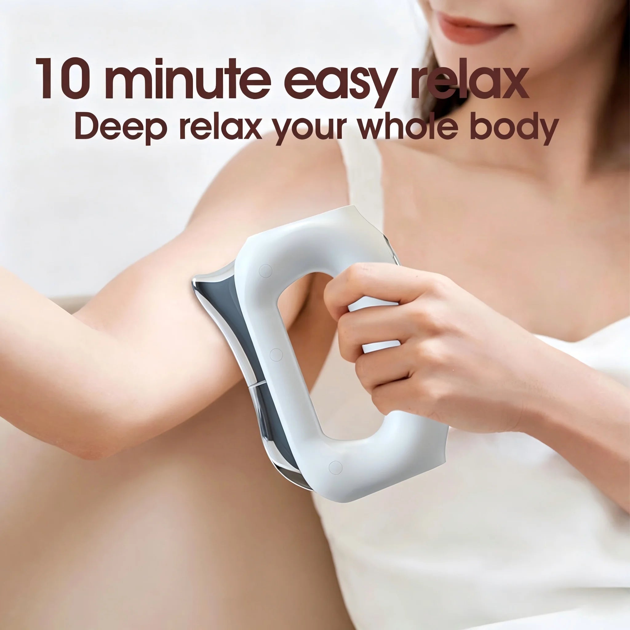 Electric Fascia Knife Vibration Body Massager Muscle Relaxation Tool - 10