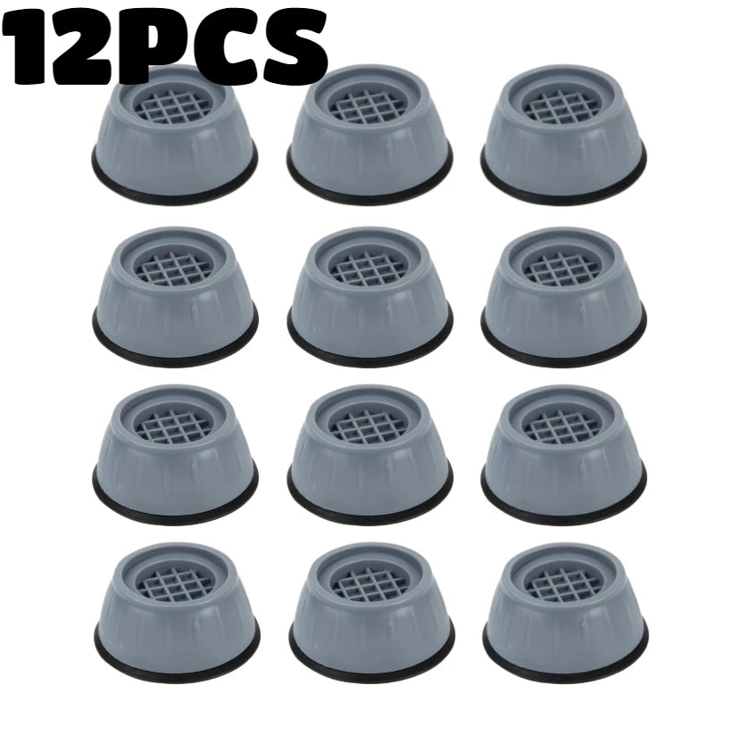 12PCS Anti Vibration Pads Washing Machine Feet Stabilizer Raiser Mat - 16