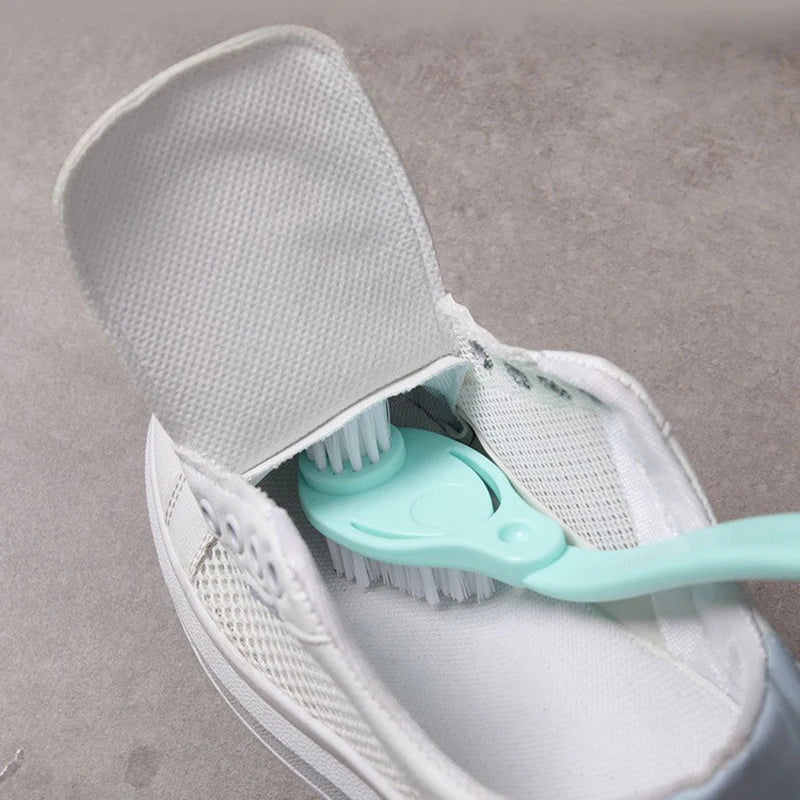 3 Piece Household Cleaning Brush Set Laundry and Shoe Scrubber - 4