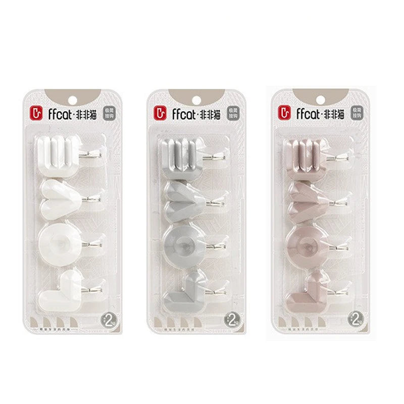 LOVE Letter Adhesive Wall Hooks Decorative No Punch Door Hangers