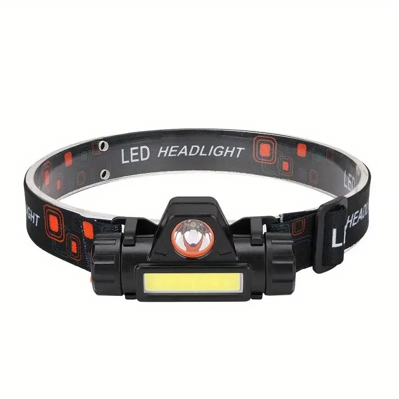 Rechargeable COB LED Headlamp Magnetic Waterproof Work Light Head Torch - 13