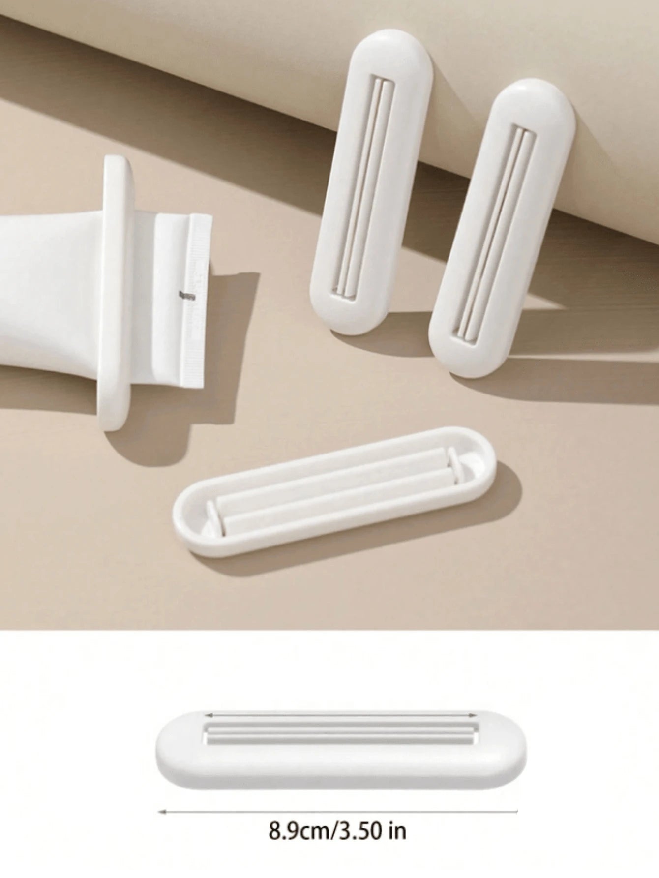 Manual Toothpaste Dispenser Tube Squeezer Bathroom Extruder Tool