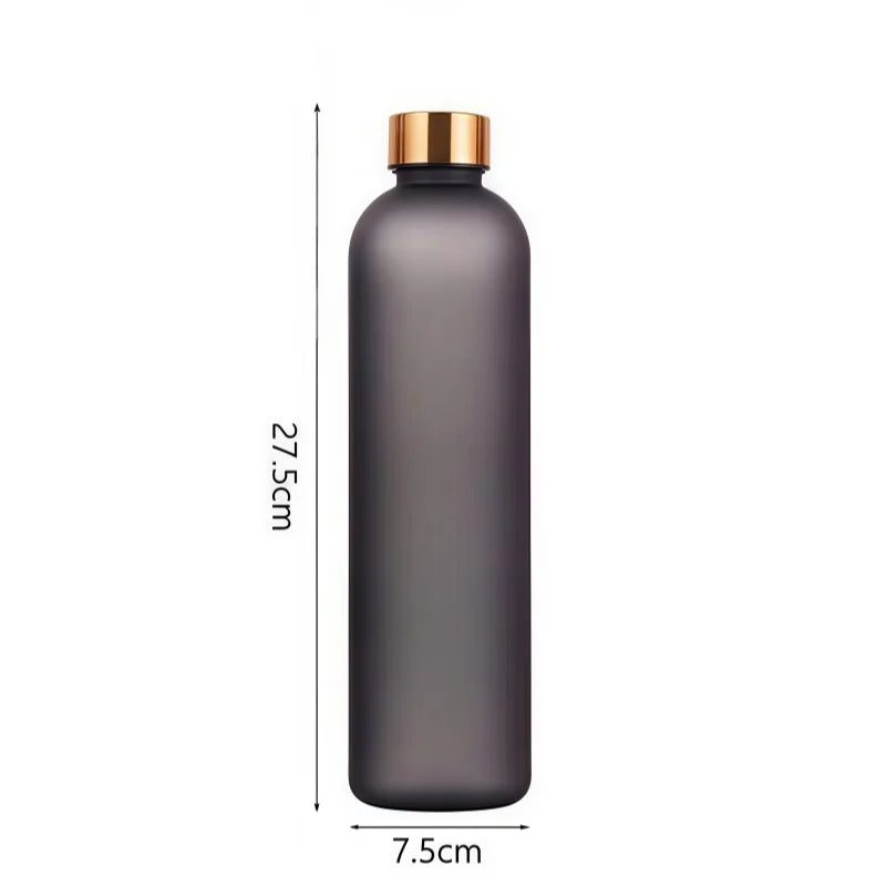 1000ml Motivational Water Bottle with Time Marker Leakproof Sport Flask - 5