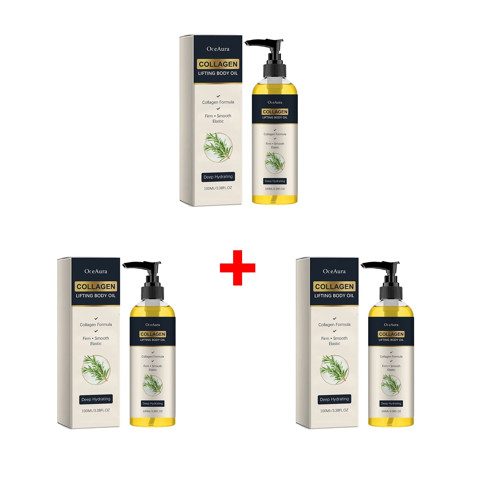 Collagen Lifting Body Oil Firming Moisturizer Rosemary Massage Oil - 15