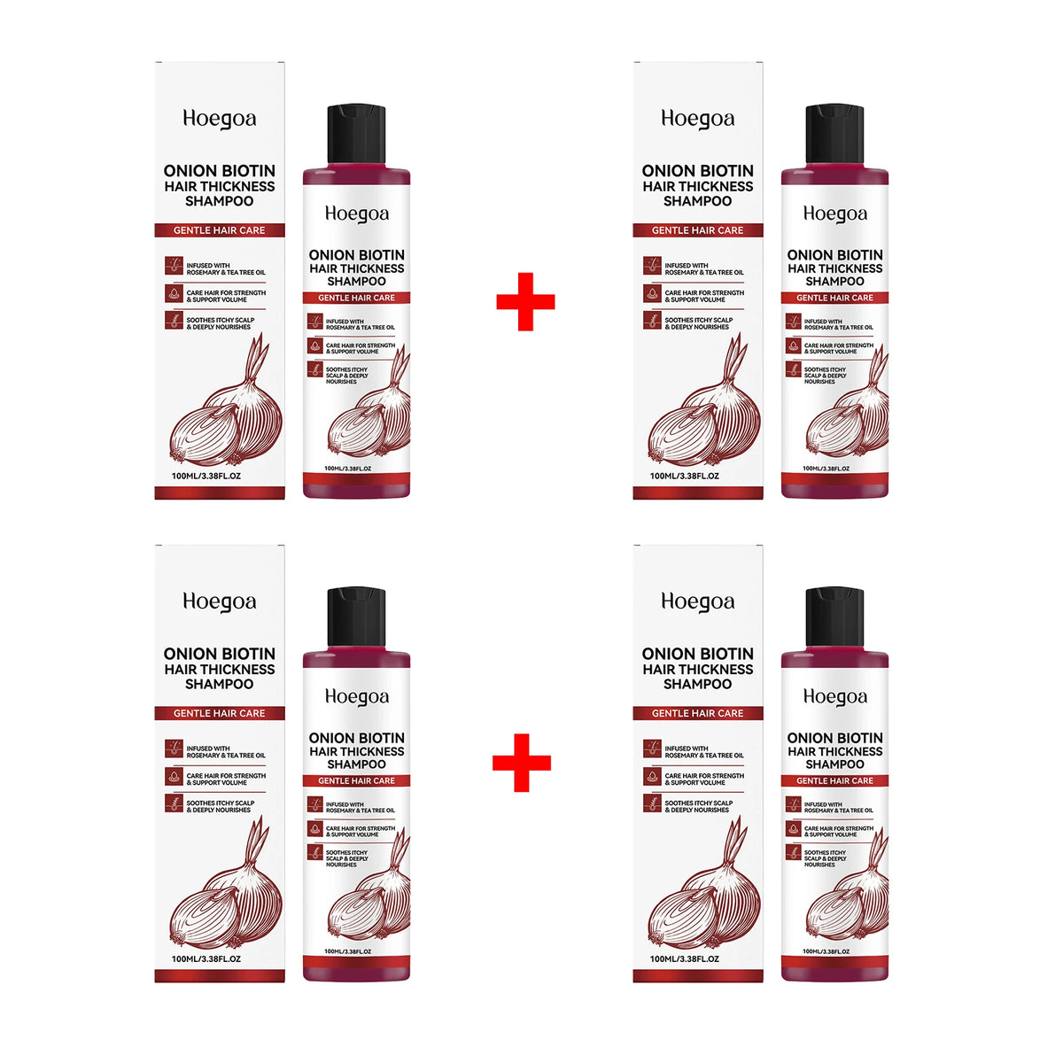 Onion Biotin Shampoo Nourishing Anti Hair Loss Scalp Cleanser