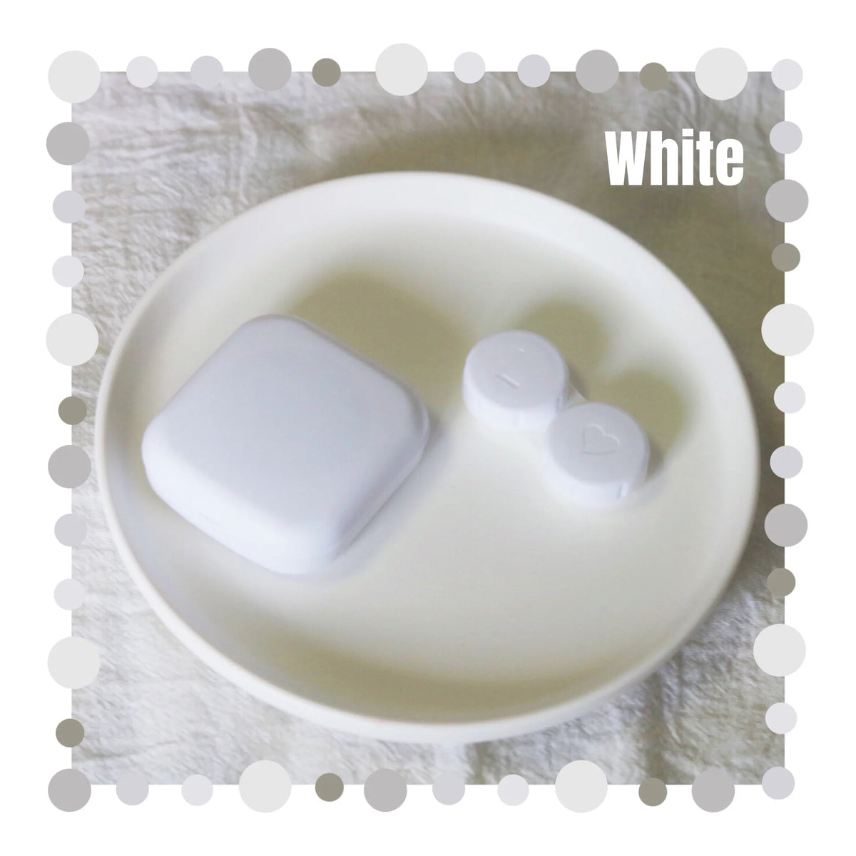 Portable Contact Lens Case Kit with Mirror Travel Storage Box