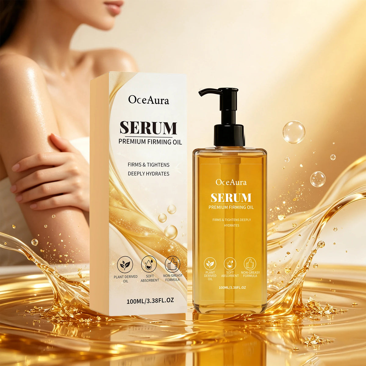 OceAura Firming Serum Oil Lifting Body Care Spa