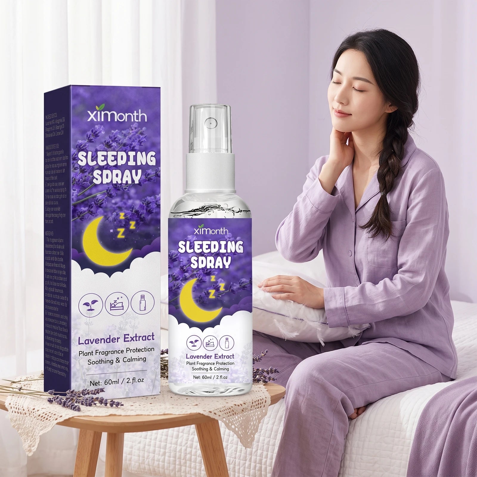 Lavender Sleeping Spray Calming Sleep Aid & Anxiety Relief Mist - 6