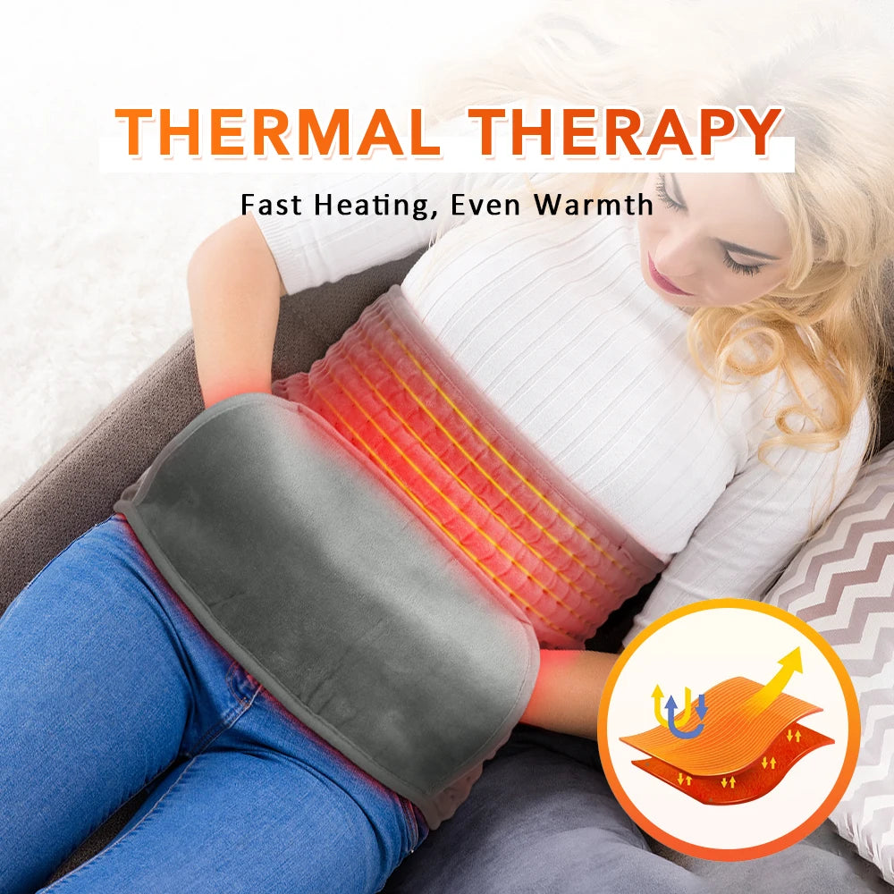 Electric Heating Waist Belt Thermal Pad Back Warmer - 20