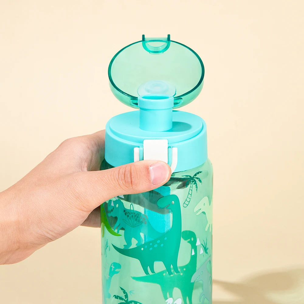 550ml Dinosaur Water Bottle Portable Cartoon Kids Sports Drink Cup